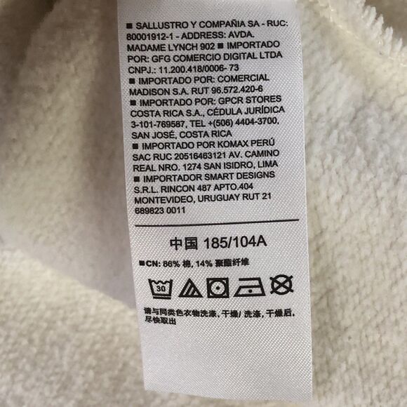 Gap Men’s 1/4  zip Ivory Frost pull over sweatshirt size large - Picture 12 of 15